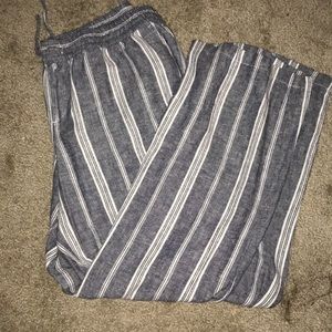 Striped Linen Pants